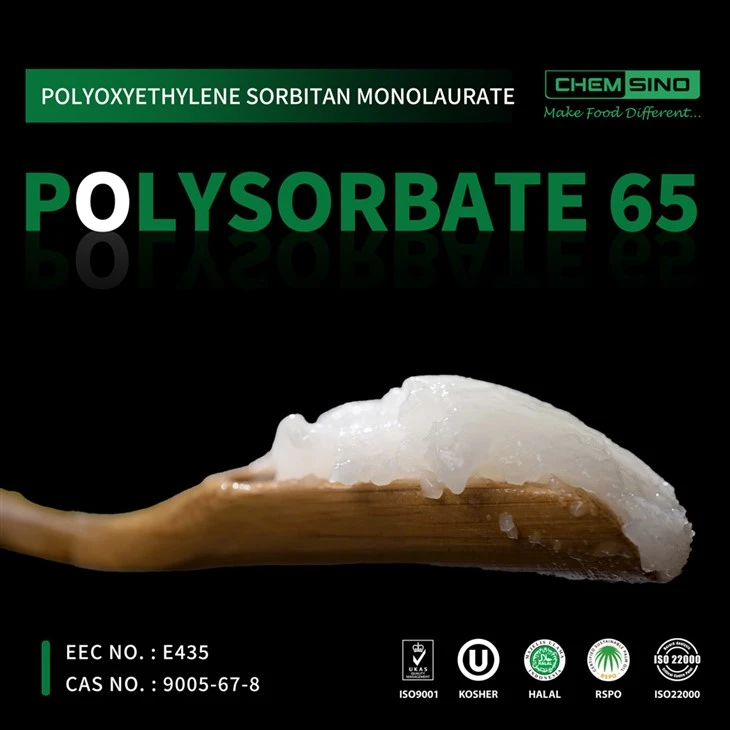 Polysorbate 65 in Action: Enhancing Flavors And Aromas in Emulsified Foods CAS NO.9005-71-4