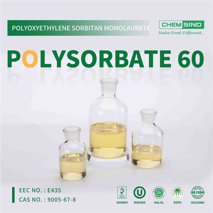 Amelyore pwodwi swen po ou yo ak polysorbate 60: emulsifyan chwa a CAS NO.9005-67-8