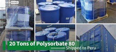20 tòn Polysorbate 80 anbake nan Perou
