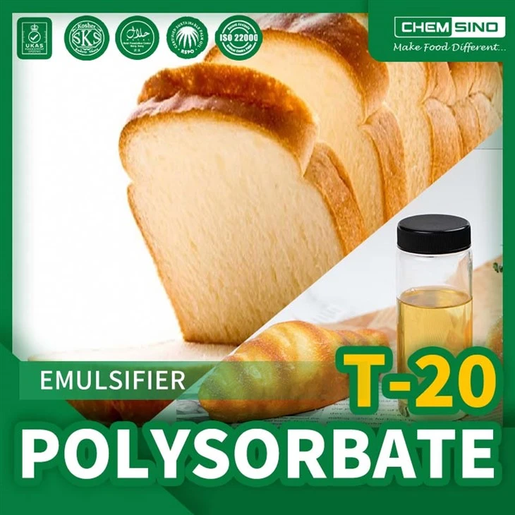 Polysorbate 20 E432 Nimewo CAS 9005-64-5