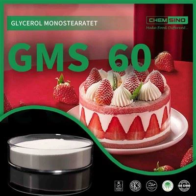 Emulsifyan bon mache Glycerol Monostearate GMS 60 Powder CAS No.31566-31-1