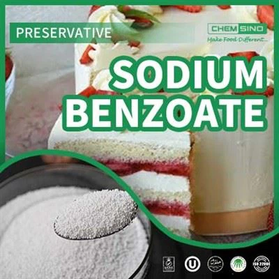 Benzoat sodyòm pou pwodui kosmetik ak manje E211 konsèvatif