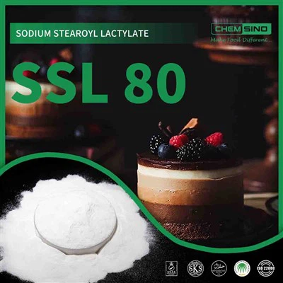 Sodyòm Stearoyl Lactylate SSL80 pousan kòm yon engredyan kle pou yon teksti lis ak krèm nan bwason ou yo.