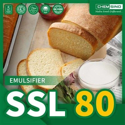Sodyòm Stearoyl Lactylate SSL80 pousan kòm yon kondisyone farin efikas