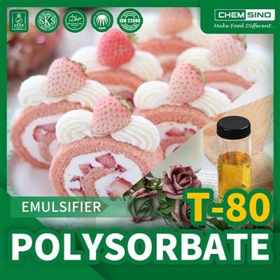 Avanse Kalite Manje ak teksti ak Polysorbate Tween80